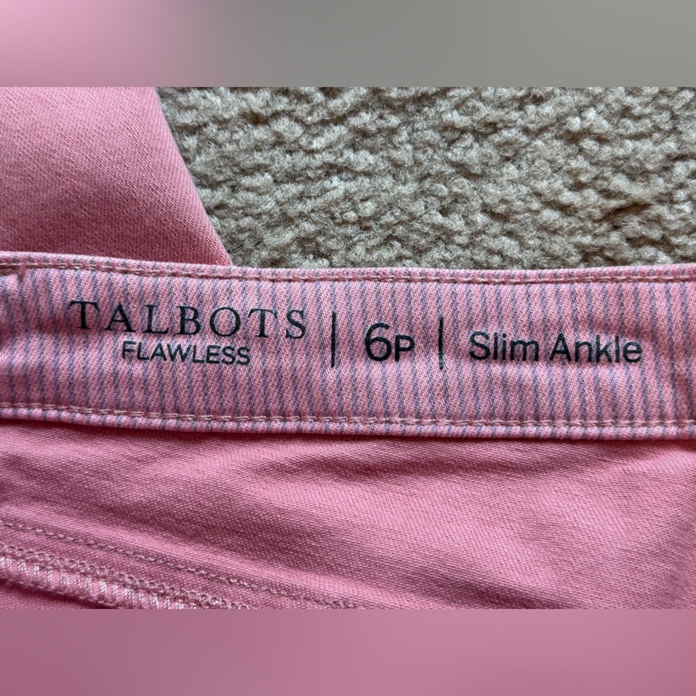 Talbots Pinkish slim Ankle Jeans - Picture 4 of 5